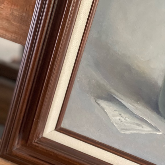 Vintage Signed Original Painting - Picture 7 of 14